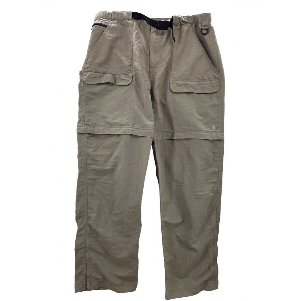 The North Face Paramount Peak Convertible Hiking Pants Mens XL Long Khaki...